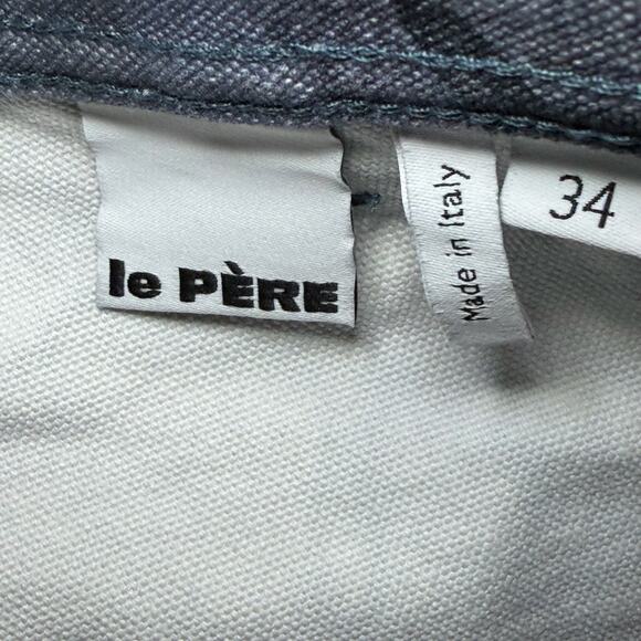 le PÈRE Painter's Trouser 34 x 30 Tap Out Ink Wrestling AOP Graphic Jeans NWT - Picture 7 of 8